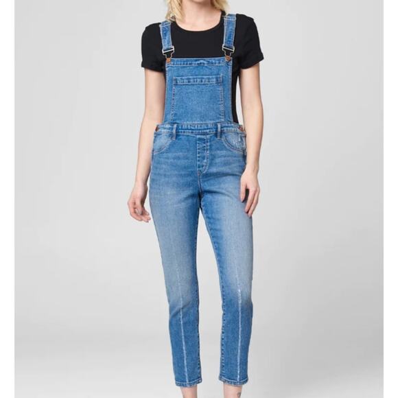 Blank NYC It’s Vintage Skinny Overalls Bibs - Picture 1 of 9